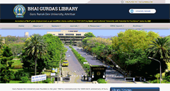 Desktop Screenshot of library.gndu.ac.in