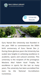 Mobile Screenshot of library.gndu.ac.in