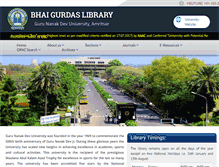 Tablet Screenshot of library.gndu.ac.in